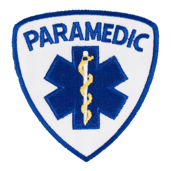 Paramedic Star of Life Badge Patch, Medical Patches.