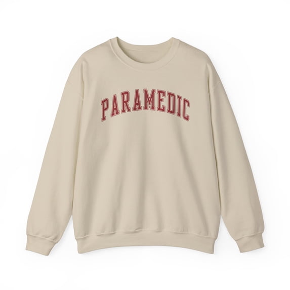 Paramedic Sweatshirt Gifts Crew Neck Shirt Long Sleeve Unisex