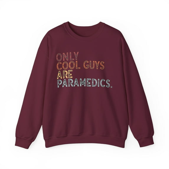 Paramedic Sweatshirt Gifts Crew Neck Shirt Long Sleeve Unisex