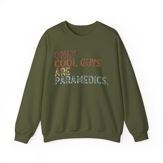 Paramedic Sweatshirt Gifts Crew Neck Shirt Long Sleeve Unisex