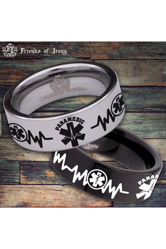 Paramedic Tungsten Carbide Ring