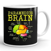 Paramedics Brain Doctor Gift Ceramic Mug 11oz (White;11oz)