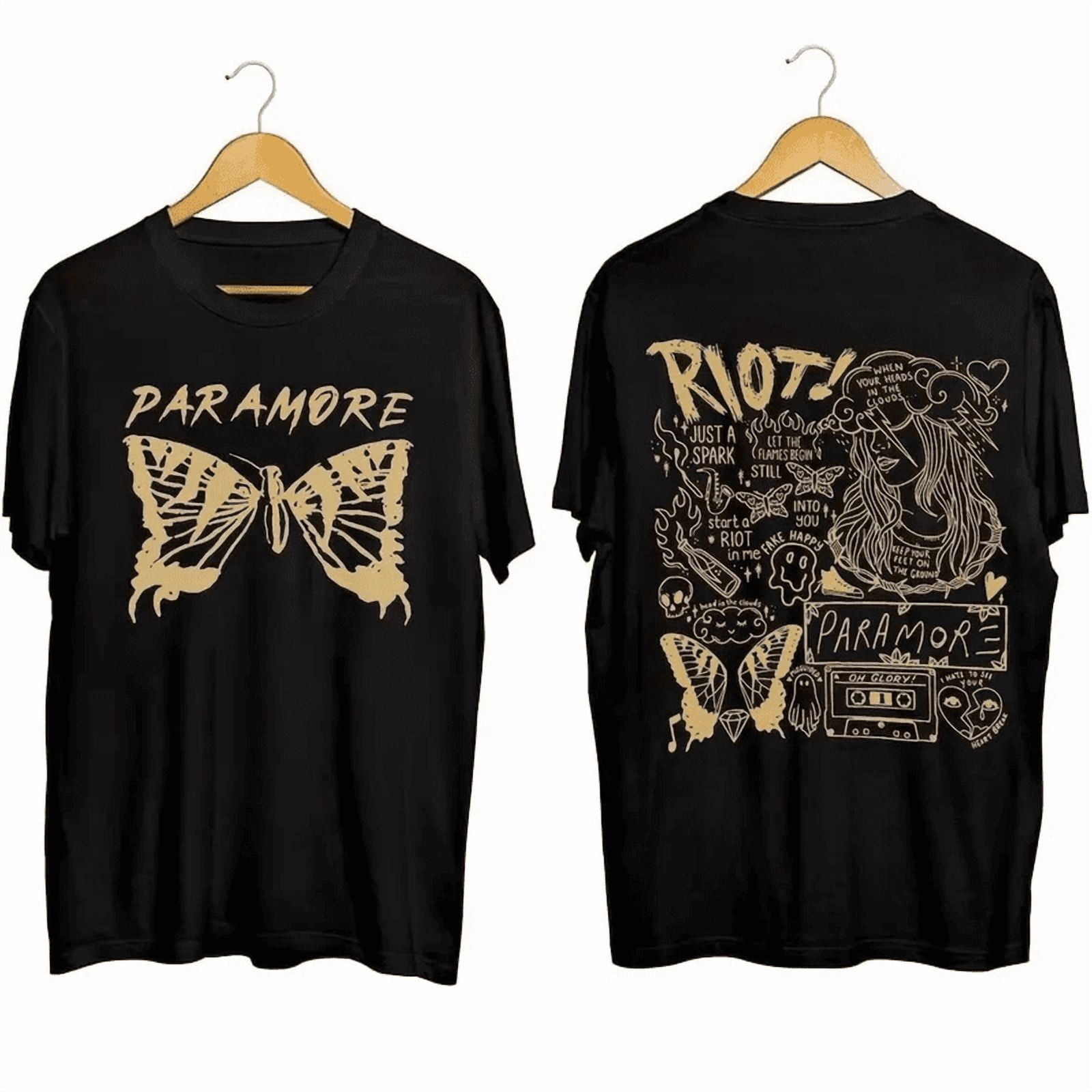 Paramore Riot Alternative Rock Music Vintage Graphic T-Shirt - Walmart.com