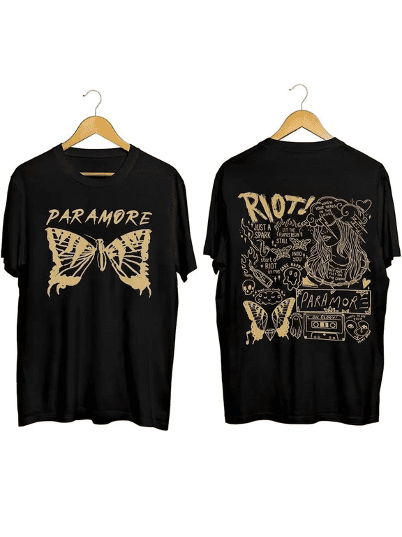 Paramore Riot Alternative Rock Music Vintage Graphic T-Shirt