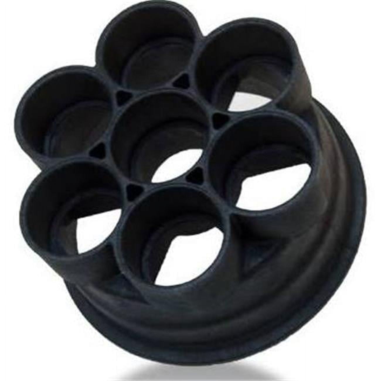 Paramount 005302403203 2 in. 6 Port Valve Base - Black - Walmart.com