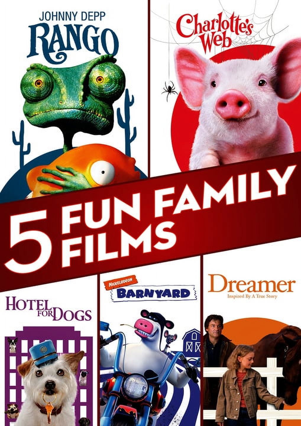 Paramount 5 Fun Family Films (DVD) (Widescreen) - Walmart
