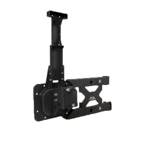 Paramount Automotive 51 0400 Hd Steel Hinged Tire Carrier Fits select: 2015-2018 JEEP WRANGLER UNLIMITED, 2012-2014 JEEP WRANGLER