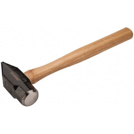 Paramount Blacksmith's Hammer: 3-lb Carbon Steel Head, 12" Hickory Handle