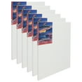 thumbnail image 1 of Paramount Canvas for Painting - Pack of 6, 24x24" White Canvases- 11/16" 100% Cotton Stretched Canvas, Triple-Primed for All Media, Medium Tooth, Back-Stapled, 12oz Primed Weight, Wood Stretcher Bars, 1 of 7