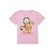 Paramount Girls Garfield Square, Crew Neck, Short Sleeve, Graphic T-Shirt, Sizes 4-16