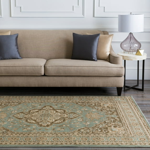 Paramount Khaki 5'3" x 7'9" Traditional Rectangle Area Rug