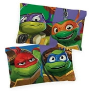 Paramount Nickelodeon TMNT Movie Collection Good Fight 1 Pack Pillowcase, 100% Microfiber