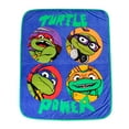 thumbnail image 1 of Paramount Nickelodeon TMNT Turtle Power Blue 46x60 Silk Touch Throw, 100% Microfiber, 1 of 7