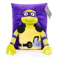 thumbnail image 1 of Paramount Nickelodeon Teenage Mutant Ninja Turtles Donatello Purple 3D Snuggle Pillow, 100% Velboa Microfiber, 1 of 3
