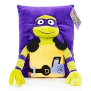 Paramount Nickelodeon Teenage Mutant Ninja Turtles Donatello Purple 3D Snuggle Pillow, 100% Velboa Microfiber