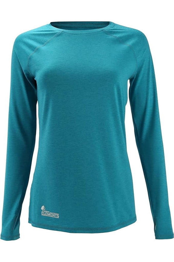 Paramount Outdoors EAG Elite Elements Women's Breeze Coolcore Performance Sun Shirt (Caribbean Sea)