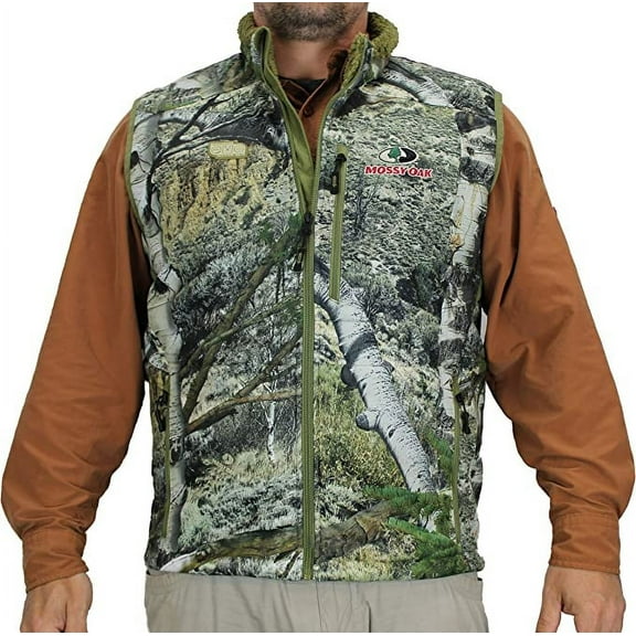 Paramount Outdoors EHG Elite Engineered Hunting Gear Blackburn Berber Fleece Lined Mossy Oak Mountain Country Camo Hunting Vest