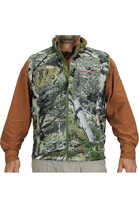 Paramount Outdoors EHG Elite Engineered Hunting Gear Blackburn Berber Fleece Lined Mossy Oak Mountain Country Camo Hunting Vest
