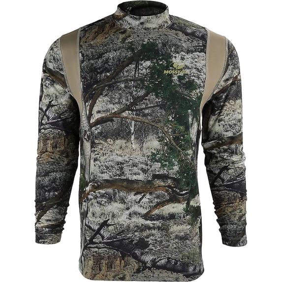 Paramount Outdoors EHG Elite Engineered Hunting Gear Kenai Camo Hunting Base Layer Mock Neck (Mossy Oak Mountain Country)