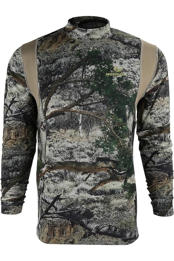 Paramount Outdoors EHG Elite Engineered Hunting Gear Kenai Camo Hunting Base Layer Mock Neck (Mossy Oak Mountain Country)