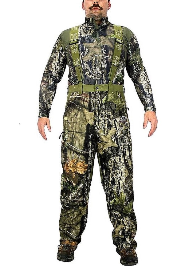 Paramount Outdoors EHG Elite Engineered Hunting Gear Piedmont Waterproof Convertible Camo Hunting Bib Pant (Mossy Oak Break-up Country)