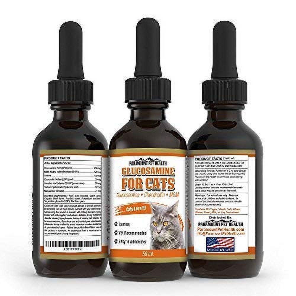 Paramount Pet Health 100% Natural Glucosamine for Cats - Msm Arthritis ... - Cat Arthritis Vitamins