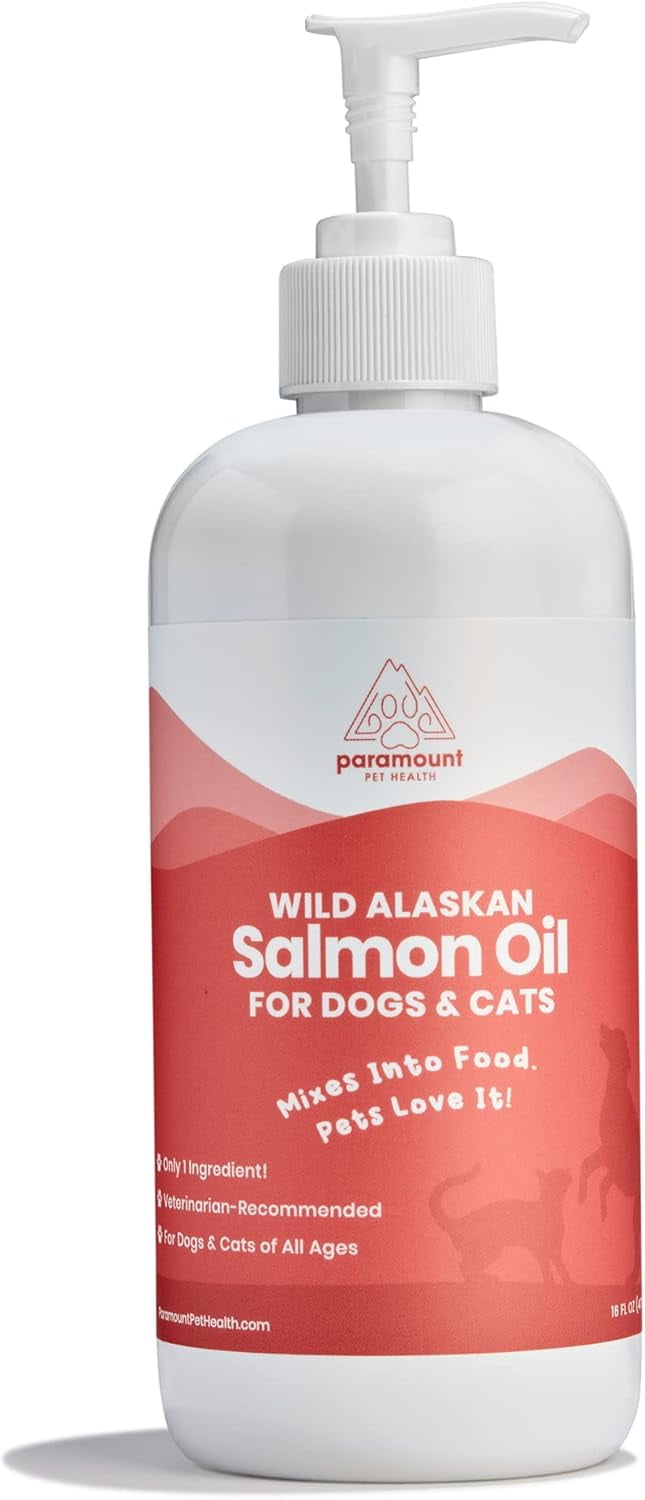 Paramount Pet Health Wild Alaskan Salmon Oil Dog & Cat Supplement 16 oz