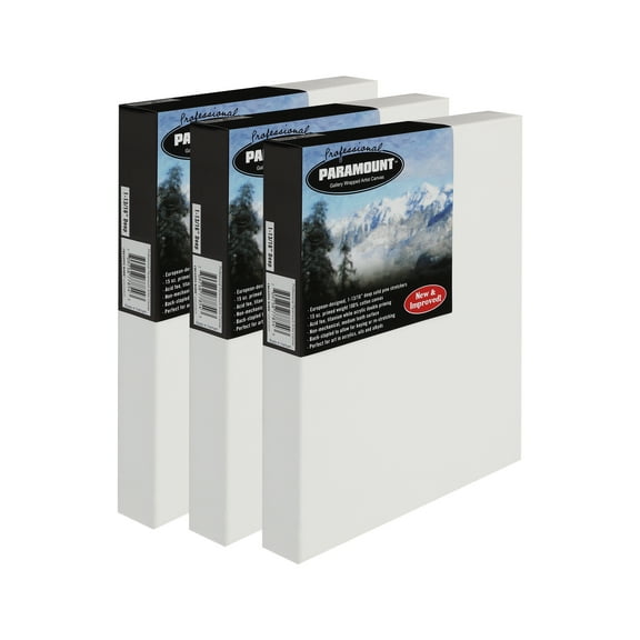 Paramount Pro Gallery Wrap Stretched Canvas (Box of 3)