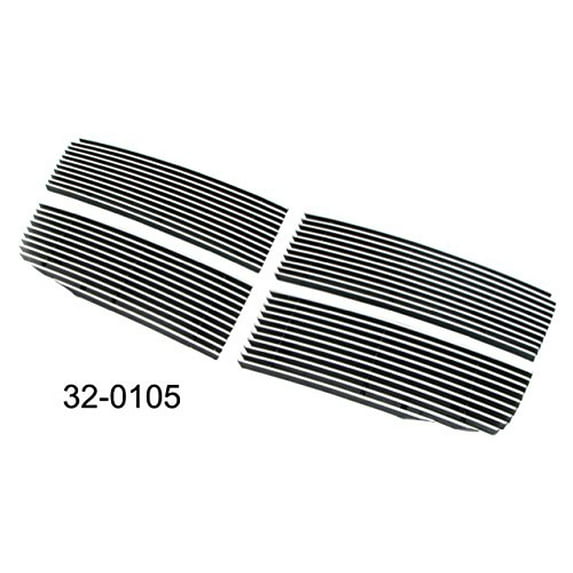 Paramount Restyling 32-0105 Overlay Billet Grille with 4 mm Horizontal Bars, 4 Piece