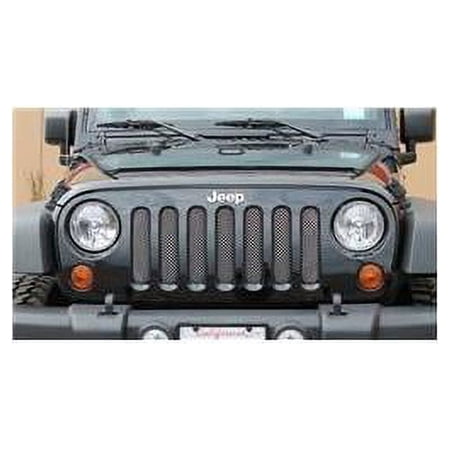 Paramount Restyling 43-0340 07-14 Jeep Wrangler Stainless Wire Mesh Grille Fits select: 2008,2015-2018 JEEP WRANGLER UNLIMITED
