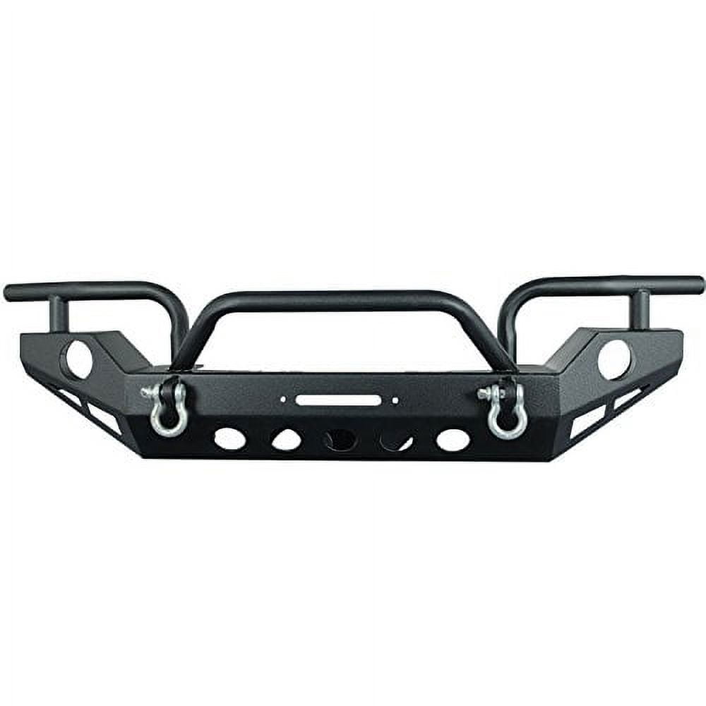 Paramount Restyling 510307 Black Front Xtreme Bumper (Jeep Wrangler JK