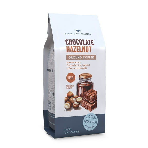 Paramount Roasters Chocolate Hazelnut Medium Roast 12oz Ground Coffee