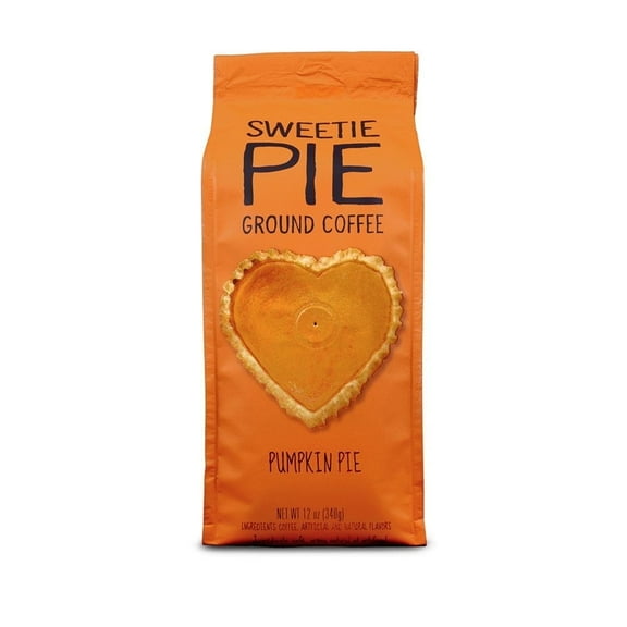 Paramount Roasters, Sweetie Pie, Pumpkin Pie, (1) 12 oz bag of Flavored Ground Coffee, HARVEST LIMITED EDITION