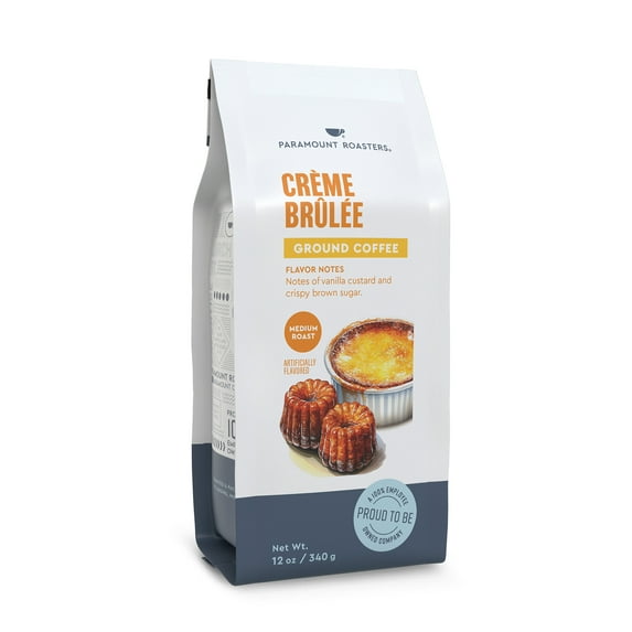 Paramount Roasters, Creme Brulee, 12 oz Flavored Ground Coffee
