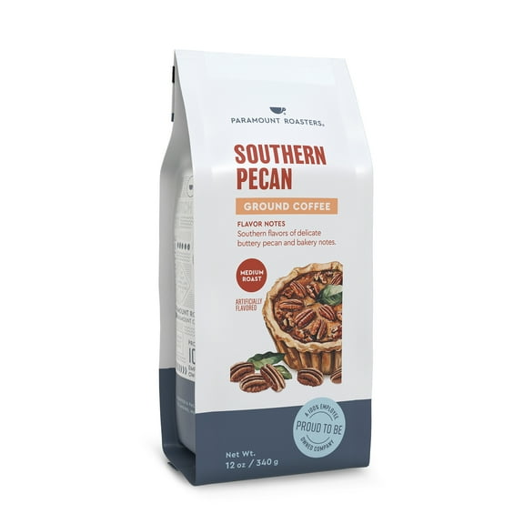 Paramount Roasters  Southern Pecan Medium Roast Flavored Ground Coffee, 12 oz