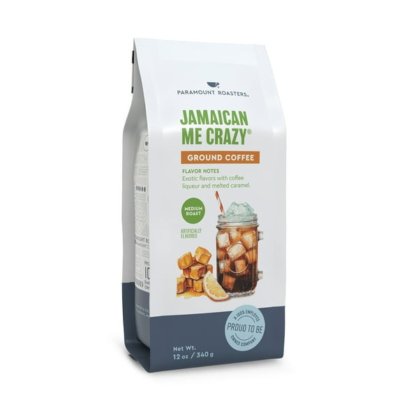 Paramount Roasters Jamaican Me Crazy Medium Roast Ground Coffee, 12 oz