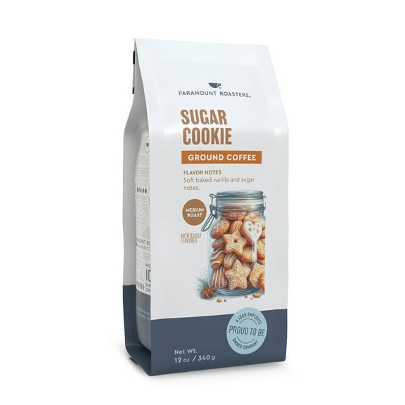 Paramount Roasters Sugar Cookie Medium Roast Flavored Ground Coffee, 12 oz