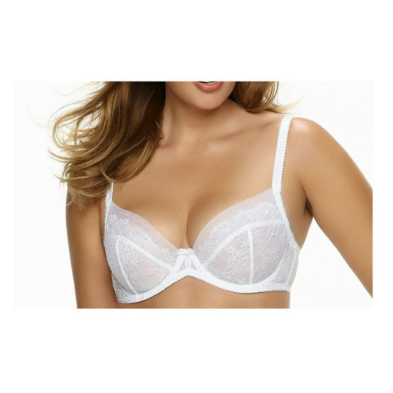 Paramour By Felina Amber Sheer Lace Unlined Full-Figure Bra - 115014