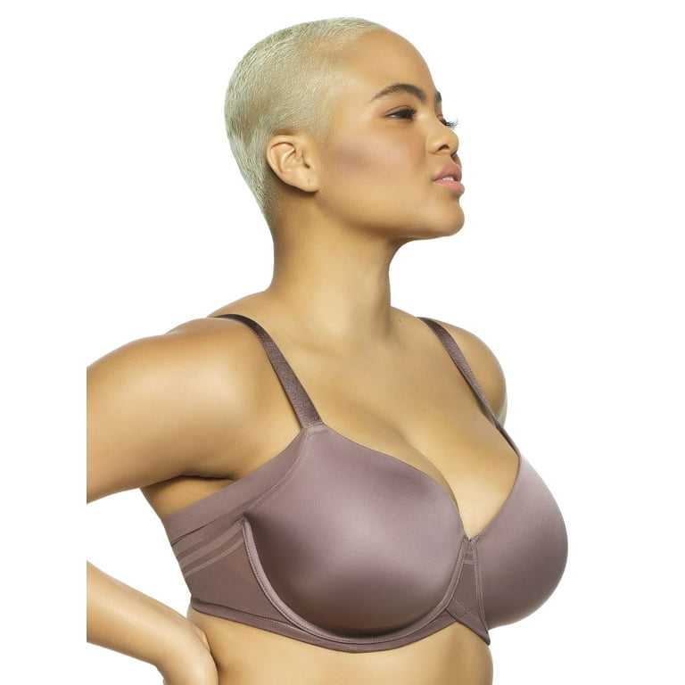Paramour by Felina Marvelous Side Smoothing T Shirt Bra Bras for Women Seamless Bra Lingerie for Women Plus Size Bra Color Options Sparrow 34DD Walmart