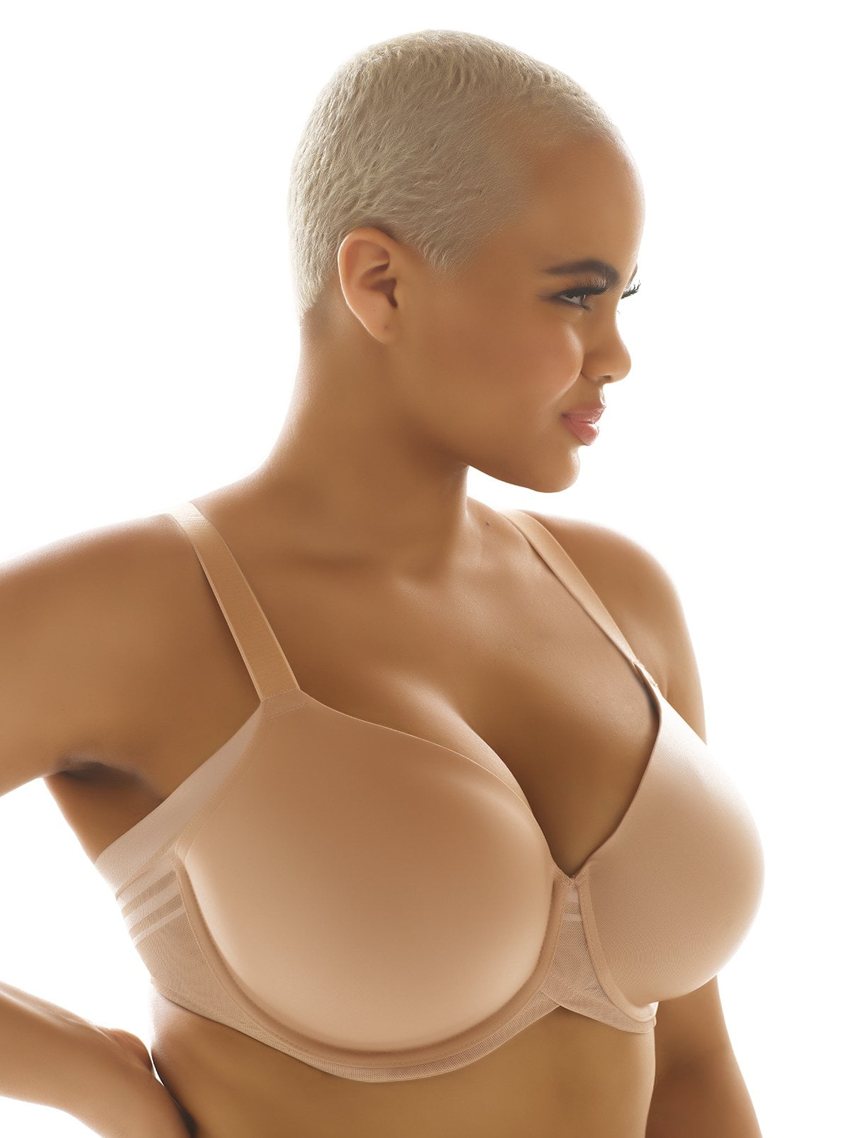 Paramour Women's Marvelous Side Smoother Seamless Bra - Deep Taupe 42D