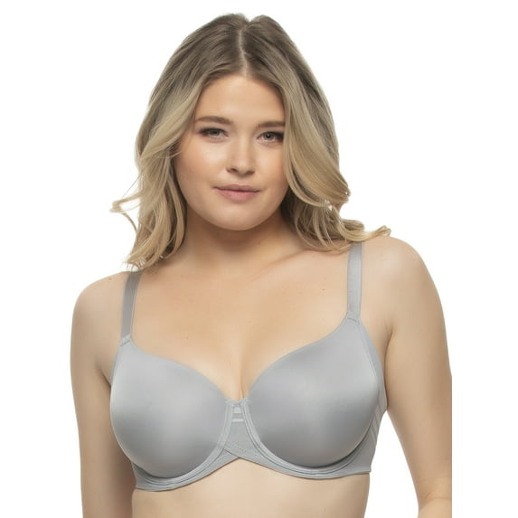 Felina Marvelous Side Smoothing T-Shirt Bra (Sleet, 38G)