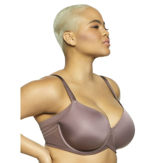 Paramour by Felina - Marvelous Side Smoothing T-Shirt Bra - Bras for Women, Seamless Bra, Lingerie for Women, Plus Size Bra (Color Options) (Sparrow, 36DD)