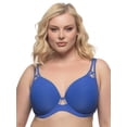 thumbnail image 1 of Paramour by Felina | Amaranth Plush T-Shirt Bra w/ Sheer Details (38G), 1 of 3