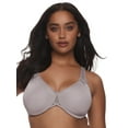 thumbnail image 1 of Paramour by Felina | Amaranth Cushioned Comfort Unlined Minimizer Bra (Gull Grey, 40DDD), 1 of 2