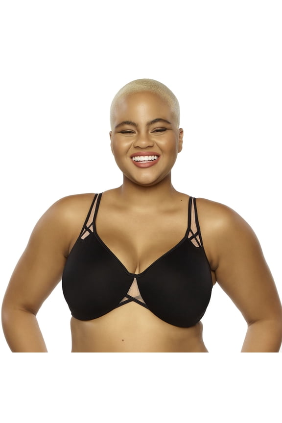 Amaranth Minimizer Bra 115087 Color: Black Size: 40 H