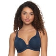 thumbnail image 1 of Paramour by Felina Amaranth Contour Bra 135087 Color: French Navy Size: 40 D, 1 of 2