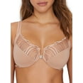 thumbnail image 1 of Felina - Paramour Angie Front Close Minimizer Bra for Women (Warm Neutral, 34DD), 1 of 2