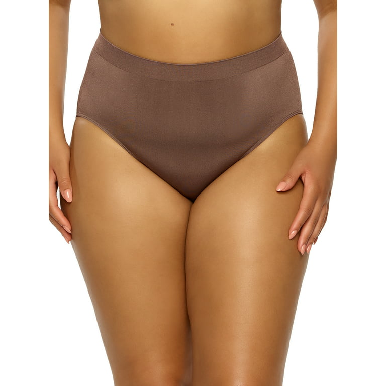Paramour by Felina | Body Smooth Seamless Brief | No Visible Panty Lines  (Sparrow, Small)