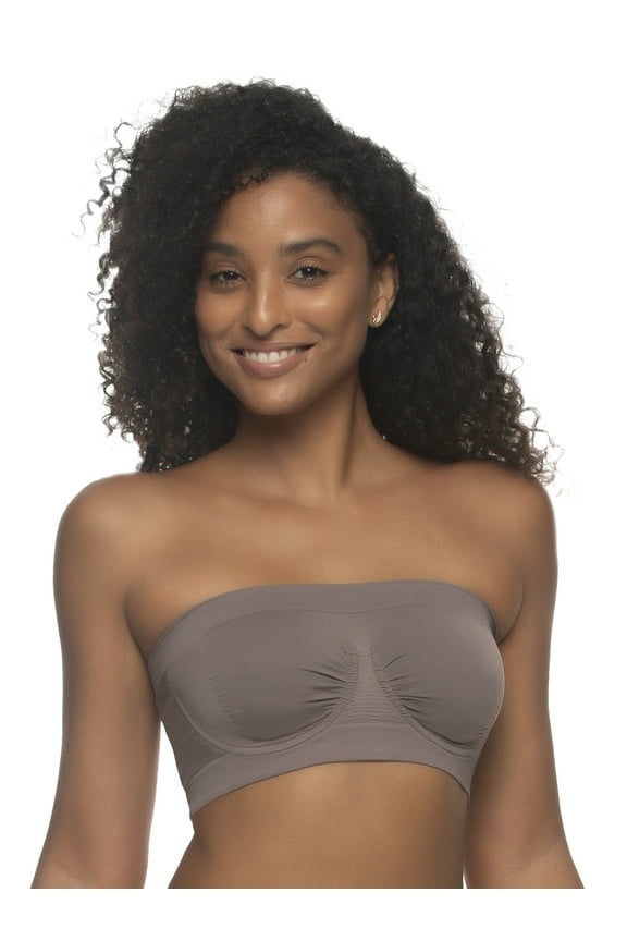 Paramour by Felina | Body Smooth Seamless Underwire Bandeau Bra (Sparrow, 3X)