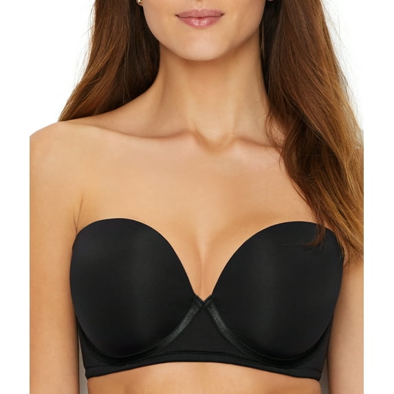 Paramour by Felina Bras: Marvelous Contour Full-Figure Strapless Bra 235033 Color: Black Size: 38 DD